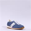 Paul Green Retro Side Panel Lace Trainer - Blue Suede